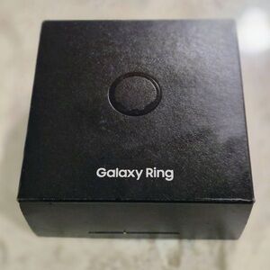 Samsung Galaxy Ring Black Wearable Size 6